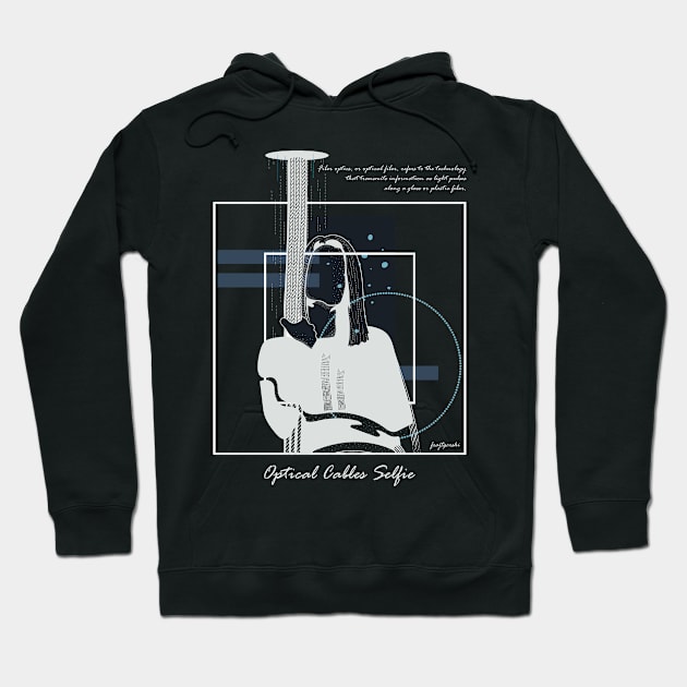 Optical Cables Selfie version 5 Hoodie by Frajtgorski